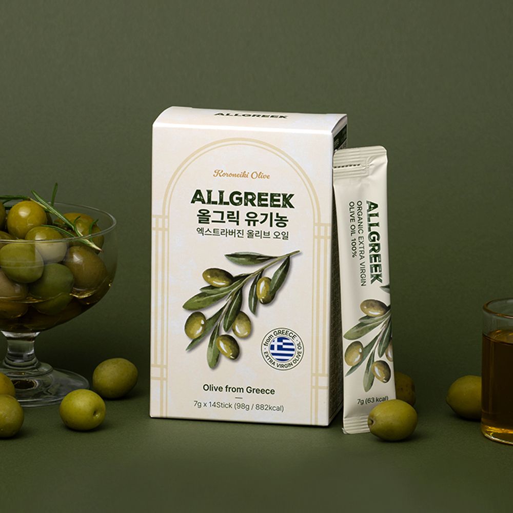 (홈쇼핑 완판)그리스산 올그릭 유기농 올리브오일스틱(14포)