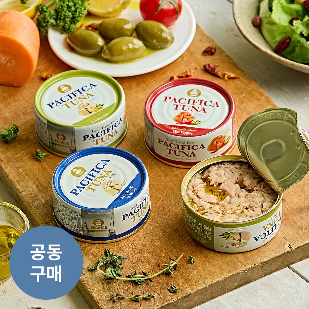 [공동구매] 첨가물 없이 건강한 참치 '퍼시피카 튜나' (캔9개/파우치10개)