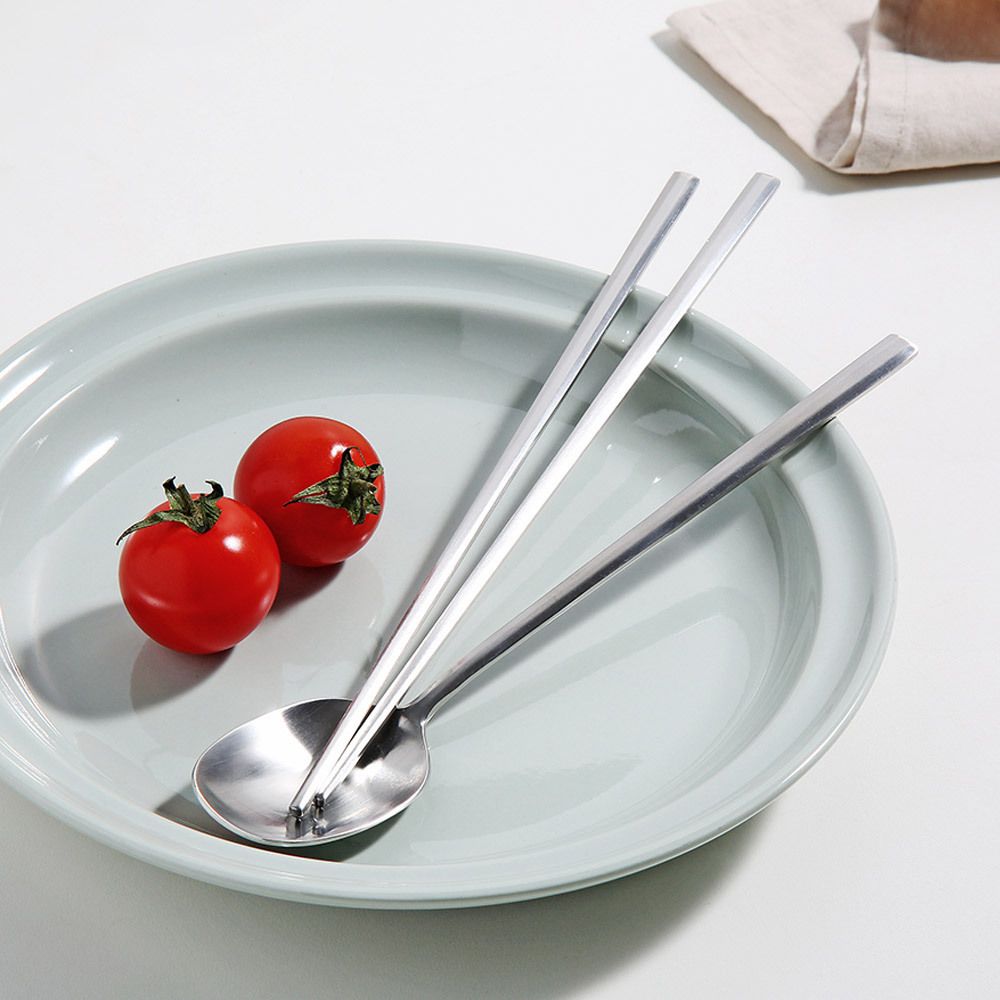 [J TABLE] 프리미엄 스텐316 더 달콤 수저세트 (실버)
