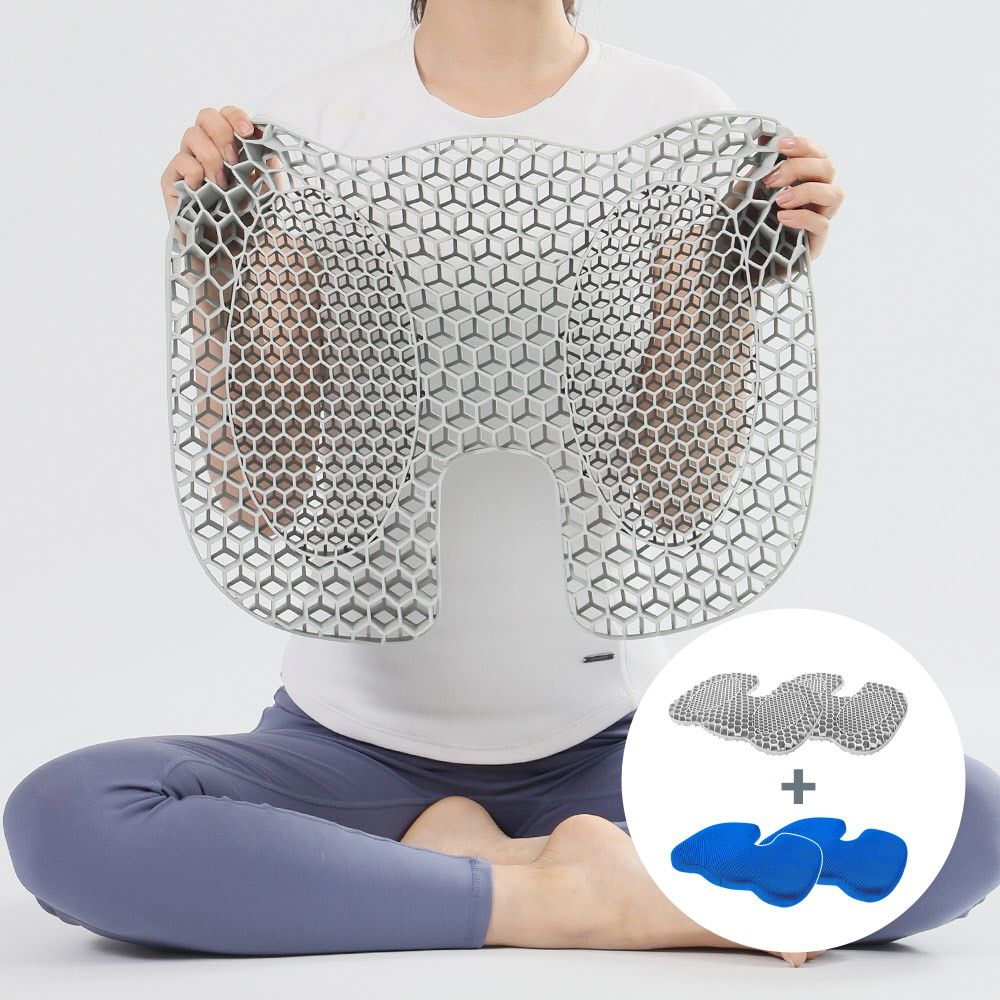 [까사앤지오] 닥터쎈 얼음방석 무게분산 인체공학 여름용 시원한 방석