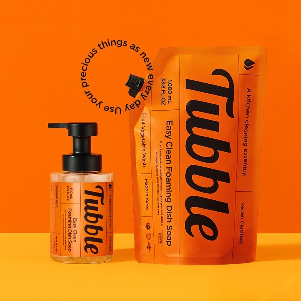 [Tubble] 터블 이지클린 포밍 주방세제 본품(500ml) + 리필(1000ml)