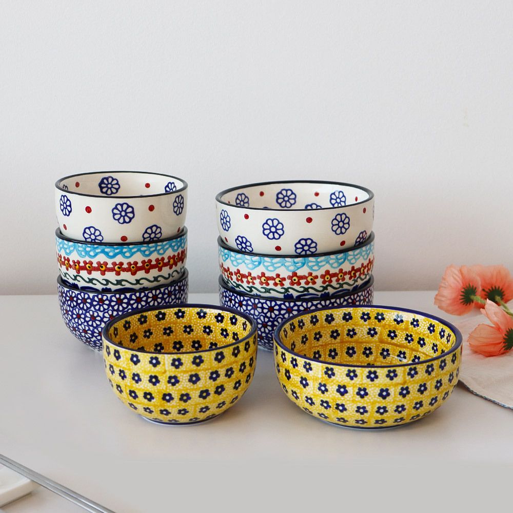 [파뷔에] 잘리피에 공기대접 식기 4인 세트 (혼합색상 총8P)