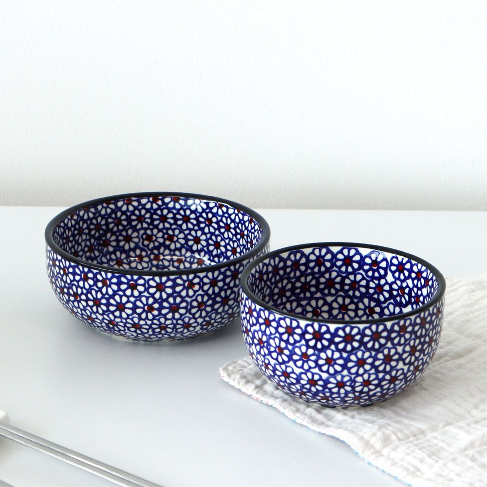 [파뷔에] 2+2 잘리피에 공기대접 2인세트 네이비 (공기2+대접2)