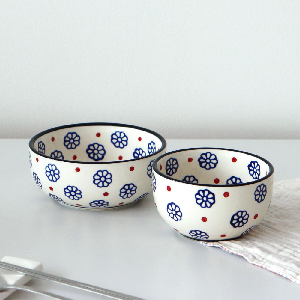 [파뷔에] 2+2 잘리피에 공기대접 2인세트 화이트 (공기2+대접2)