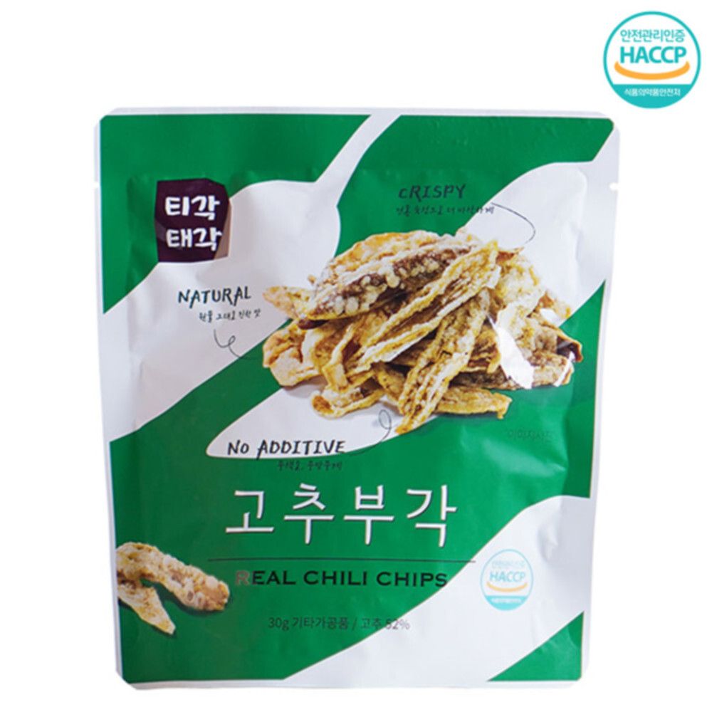 [맛다움] 속초명물 바삭바삭 고추 부각 30gx10개
