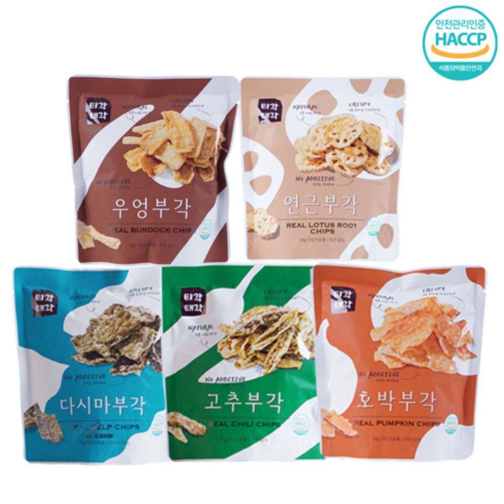 [맛다움] 속초명물 바삭바삭 부각(연근+다시마+호박+고추+우엉)x각30g