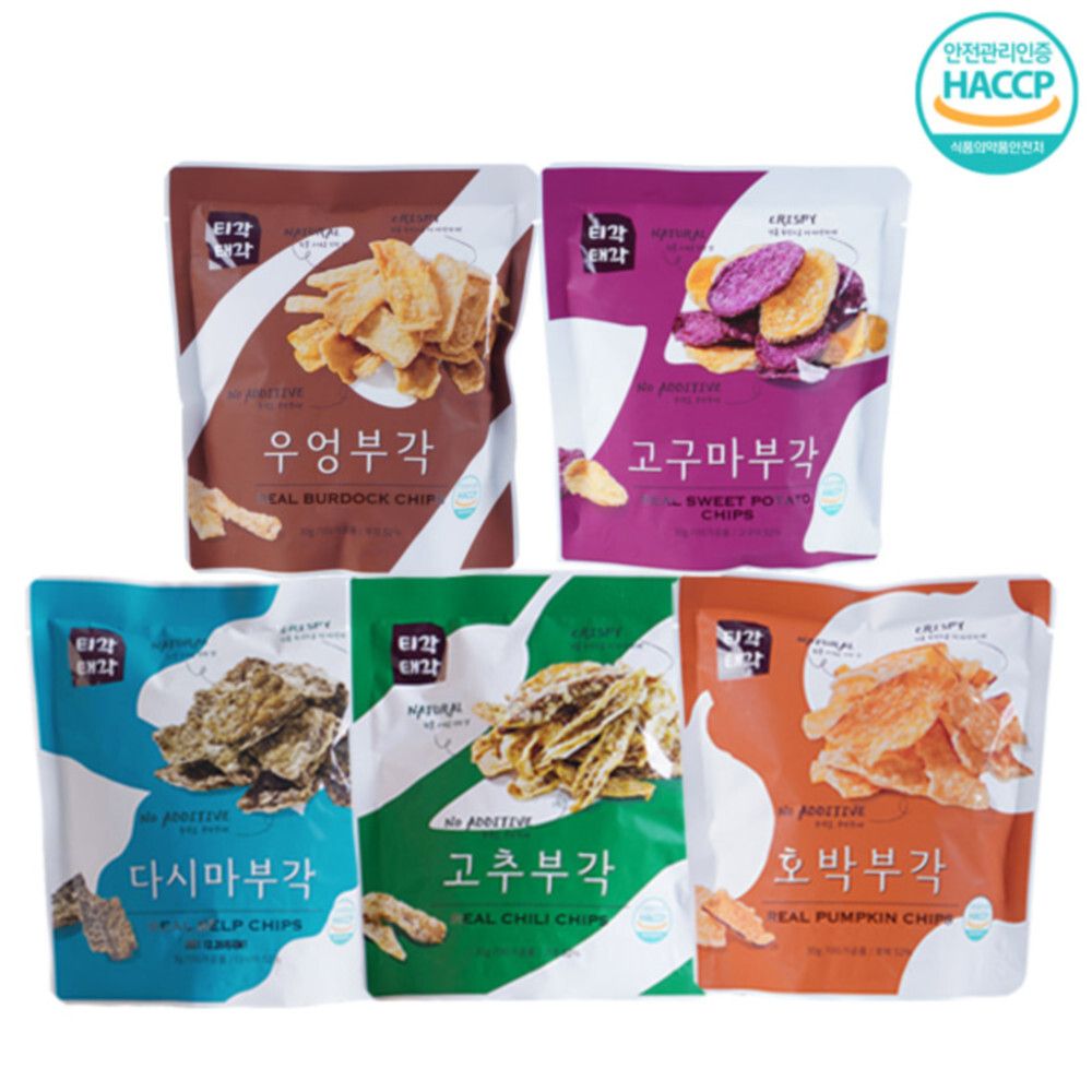 [맛다움] 속초명물 바삭바삭 부각(다시마+호박+고추+우엉+고구마)x각30g