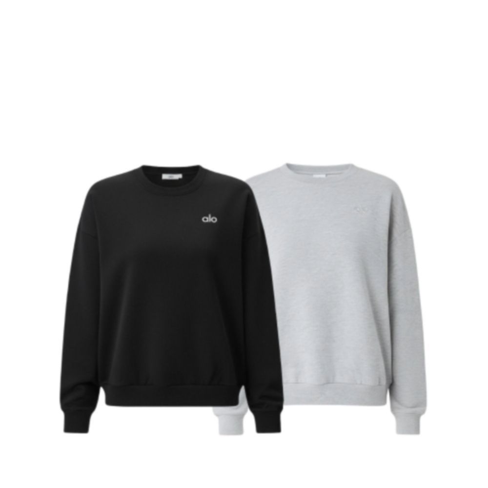 [알로] 아콜레이드 크루넥 풀오버 기모 맨투맨 2종 택1