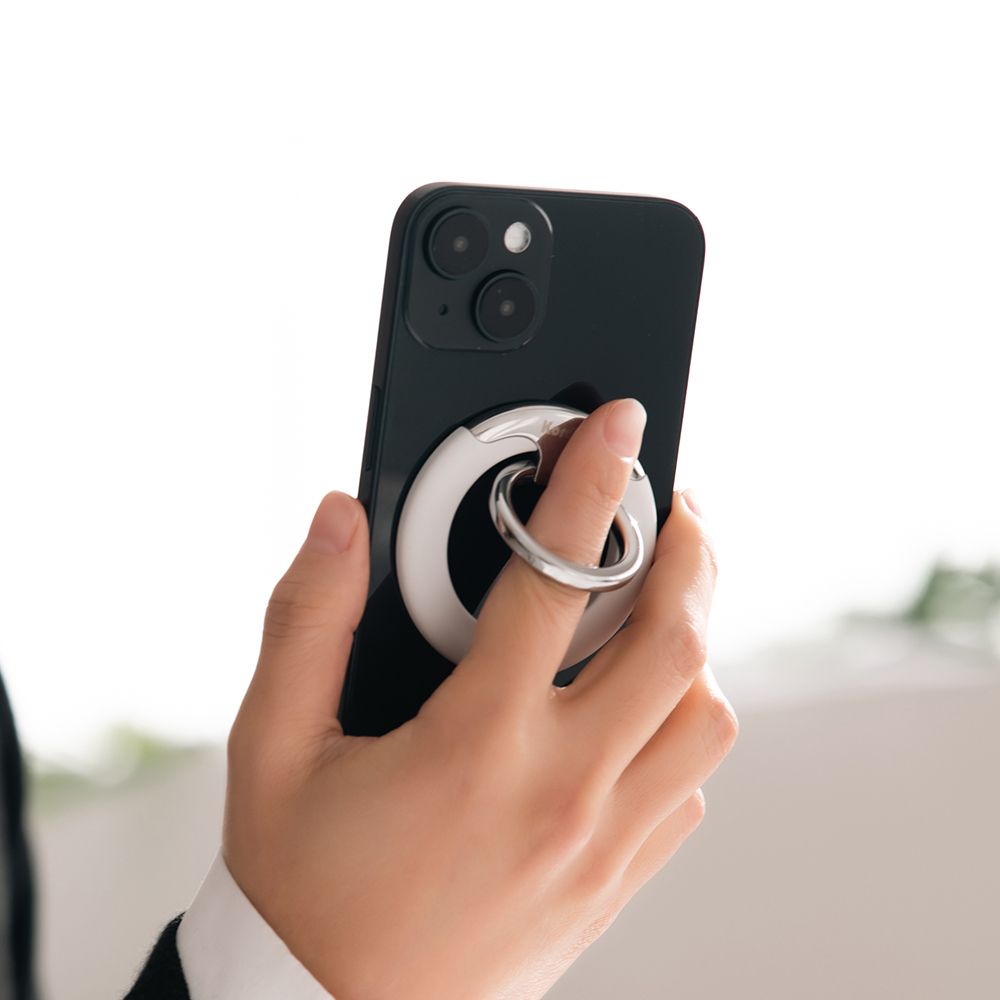 [코딩] 맥홀더 아이폰 자석 탈부착 맥세이프 핸드폰 그립 스마트 톡 핑거 링 KMGH23