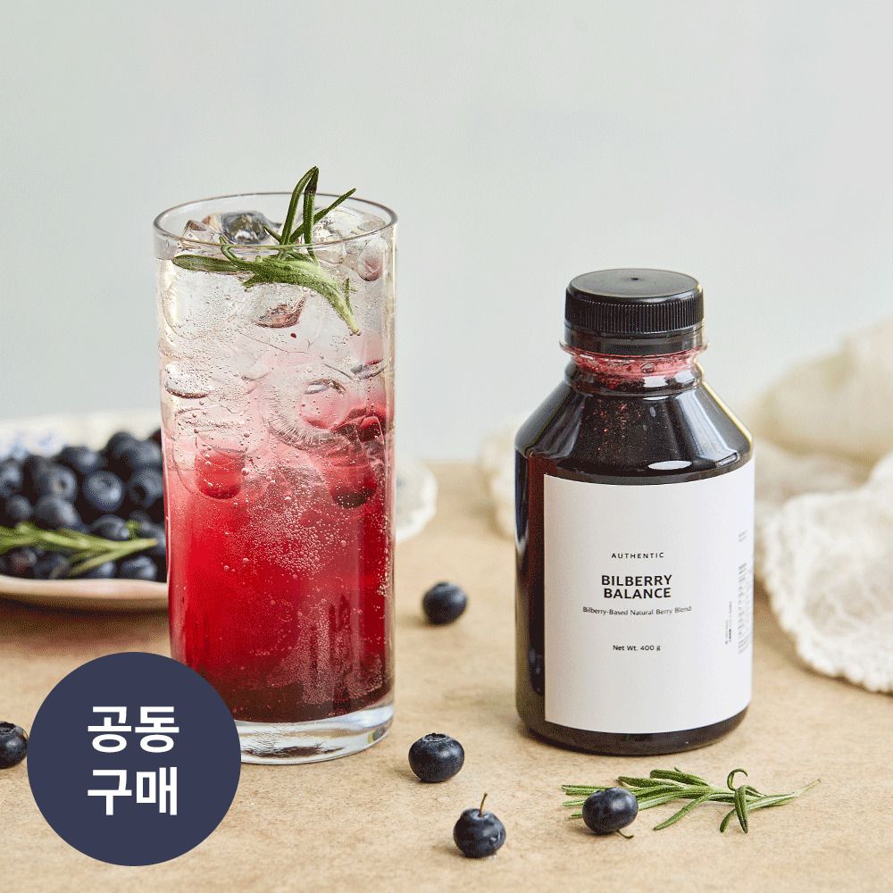 [공동구매] 항산화 치트키 '빌베리'가 600알 이상!  '빌베리 밸런스' 프리미엄 원액(400g)