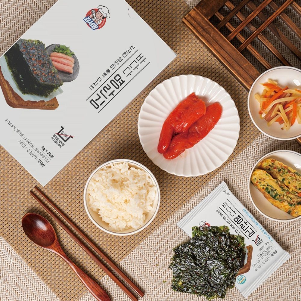 [알뜰특가] 매콤단백 바다다 명란김 / 고소한 체다치즈 치즈김 (2종)