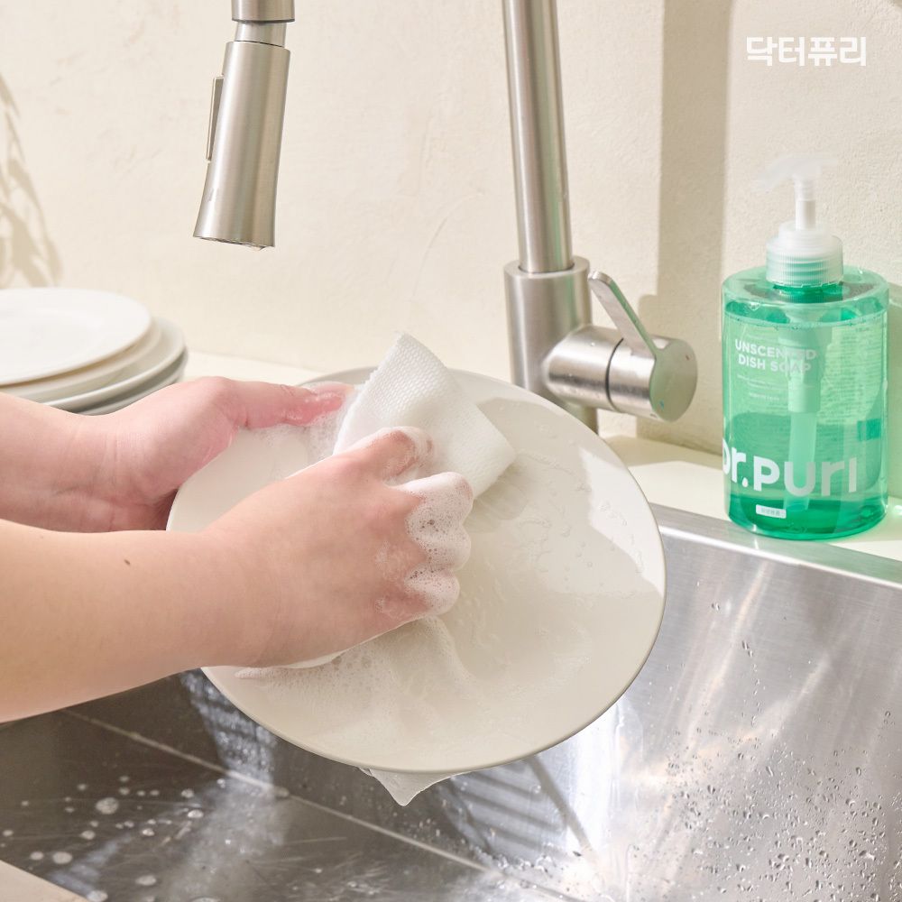 닥터퓨리 무향 비건 주방세제 500ml x 3입 과일세척용