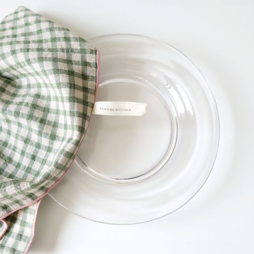 빈티지 체크 키친크로스