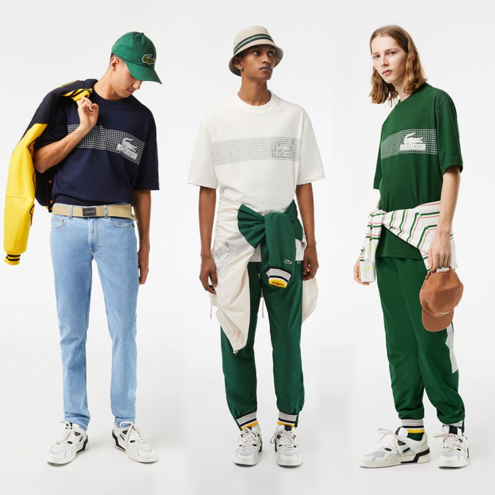 [라코스테] 나염자수 네트 반팔티 TH5590 택1 (레귤러핏)