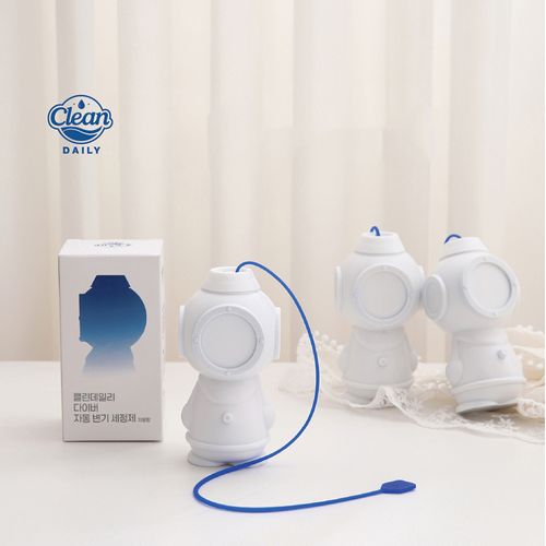 1+1 클린데일리 다이버 자동 변기세정제(자몽향) 2개