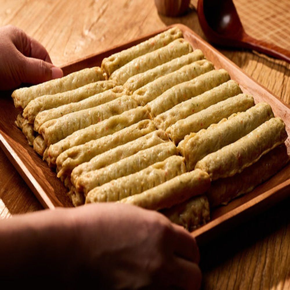 식감미각 어육함량 90% 두부 야채어묵바 8팩 (40개)