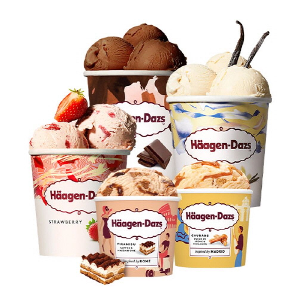 [하겐다즈] 미니컵,파인트 5종 세트