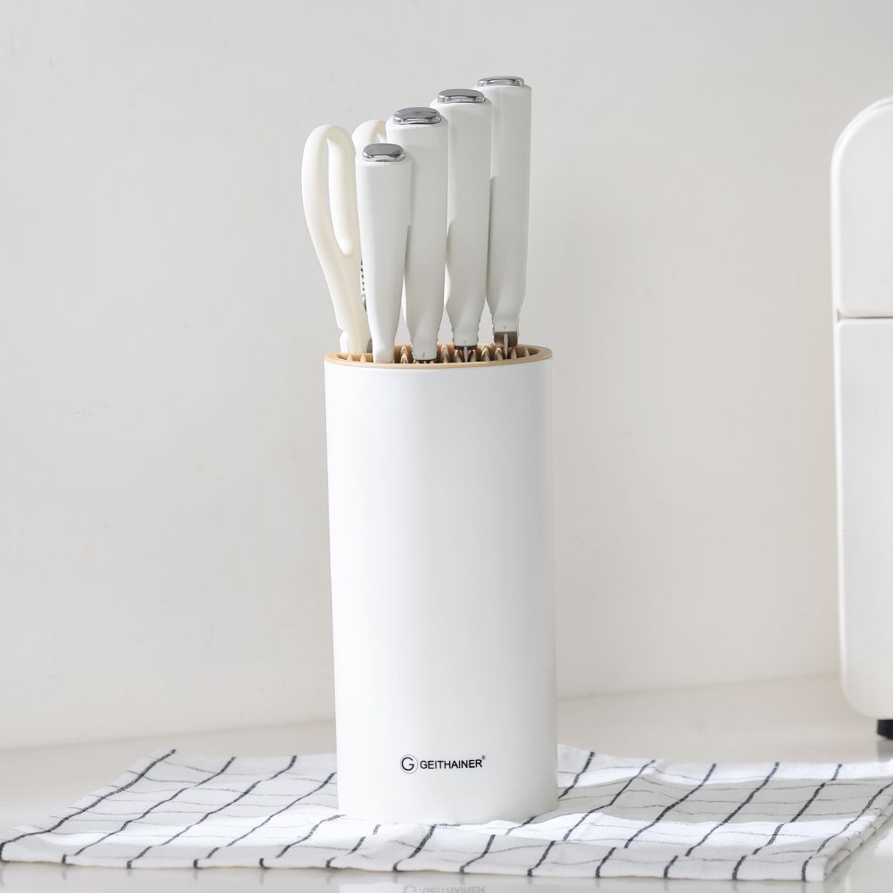 [가이타이너] 세라믹 칼 가위 블럭 세트