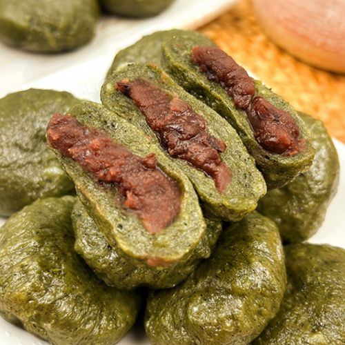 국내산 쑥과 팥앙금을 가득 넣은 밥알찹쌀떡(50g x 20개입)