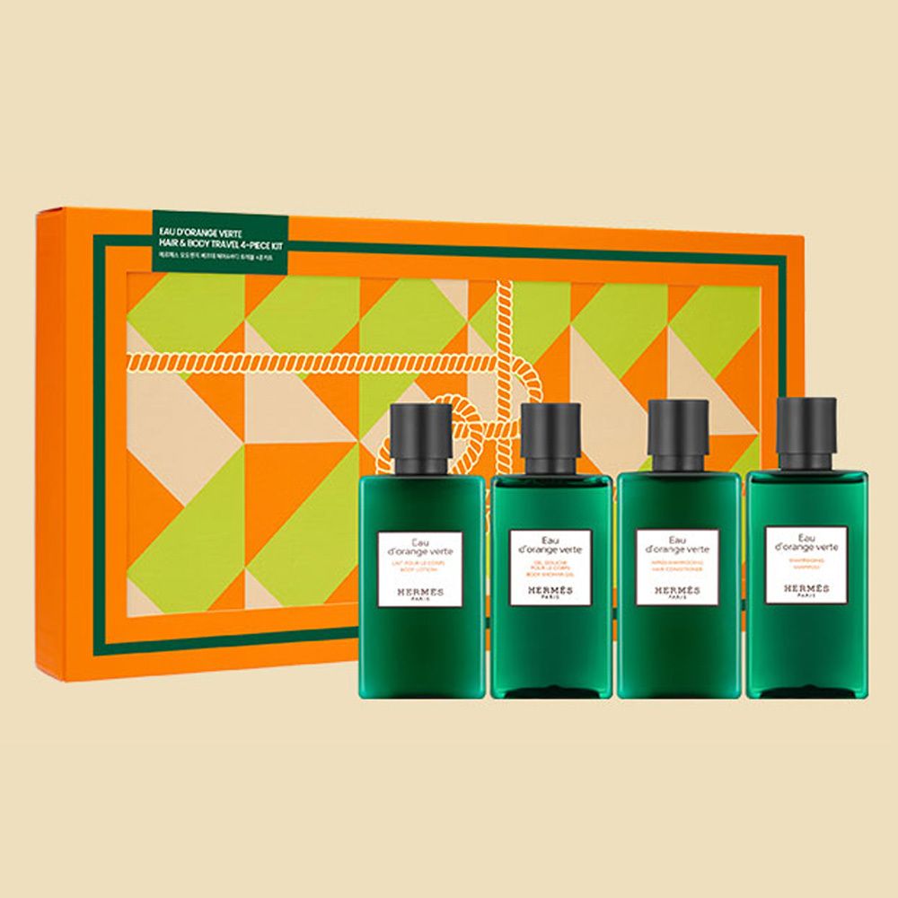 [Hermes] 에르메스 오도렌지 헤어&바디 트래블 4종키트(신형) + 쇼핑백포함