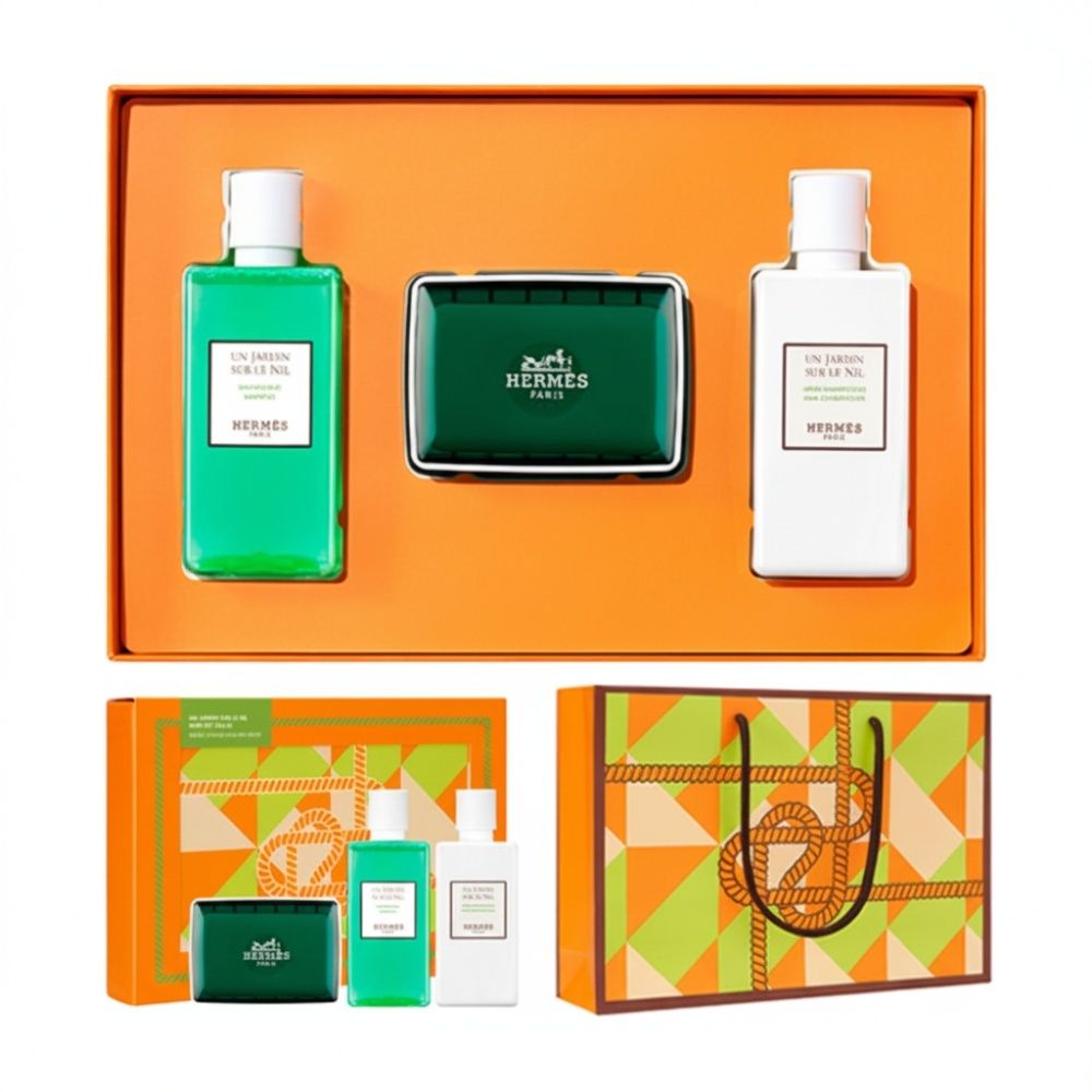 [Hermes] 에르메스 운자르뎅 수르닐 헤어3종세트 + 쇼핑백포함