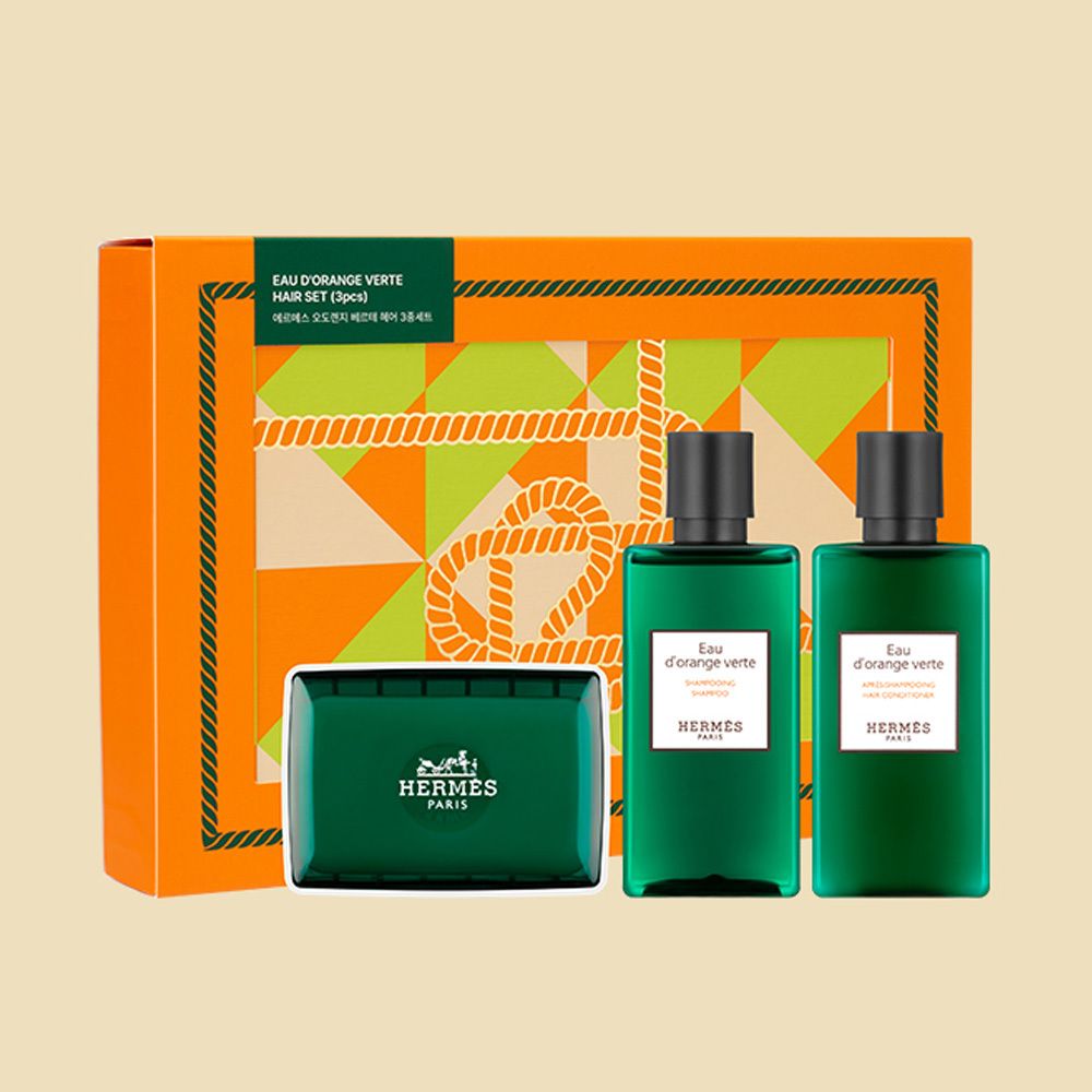 [Hermes] 에르메스 오도렌지 베르테 헤어3종세트 + 쇼핑백포함