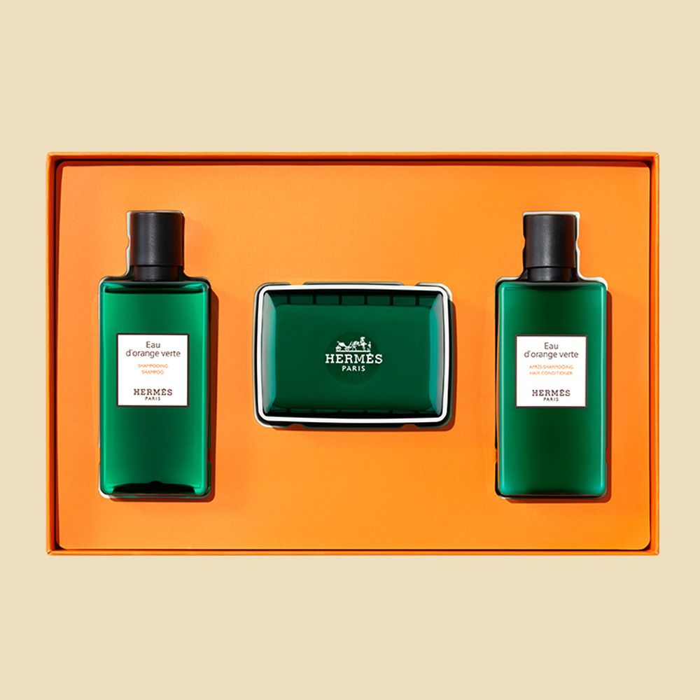 [Hermes] 에르메스 오도렌지 베르테 헤어3종세트 + 쇼핑백포함