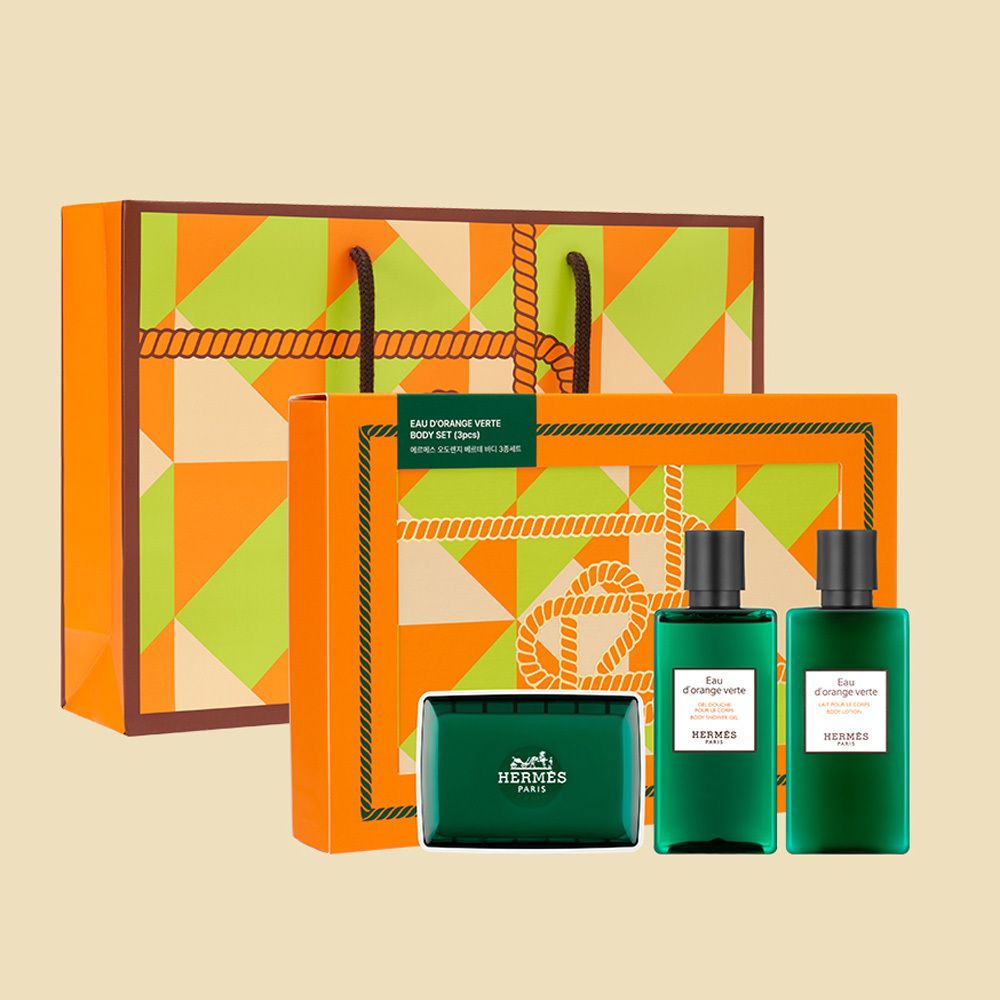 [Hermes] 에르메스 오도렌지 베르테 바디3종세트 + 쇼핑백포함