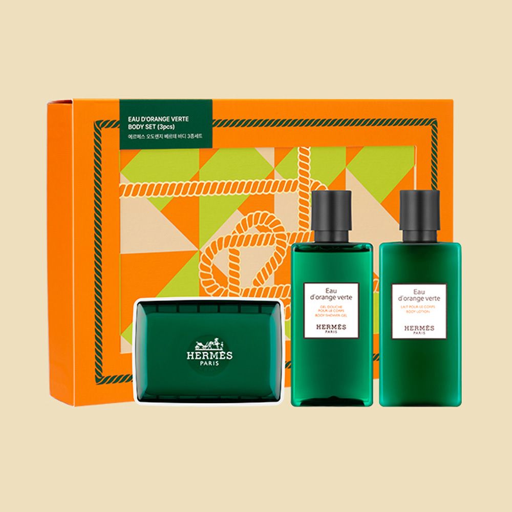 [Hermes] 에르메스 오도렌지 베르테 바디3종세트 + 쇼핑백포함