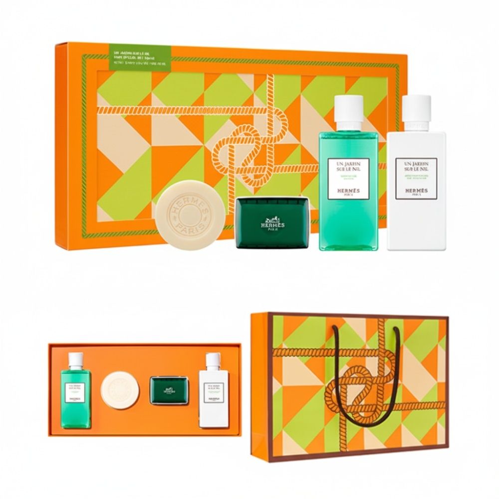[Hermes] 에르메스 운자르뎅 수르닐 헤어 스페셜 4종세트 + 쇼핑백포함