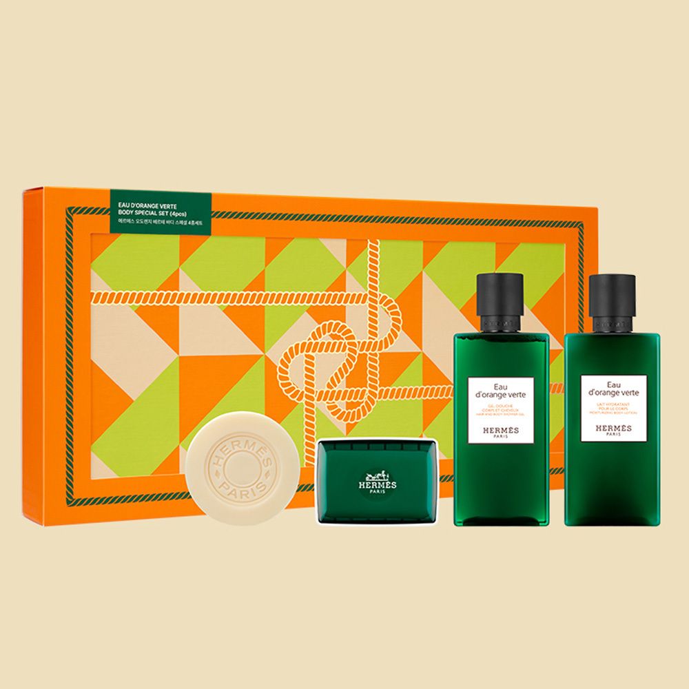 [Hermes] 에르메스 오도렌지 베르테 바디 스페셜 4종세트 + 쇼핑백포함