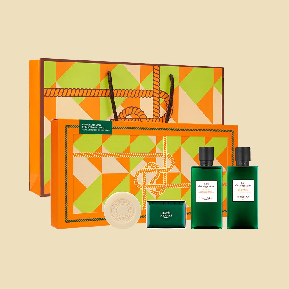 [Hermes] 에르메스 오도렌지 베르테 바디 스페셜 4종세트 + 쇼핑백포함