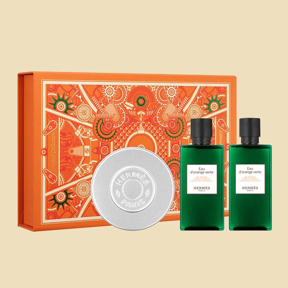 [Hermes] 에르메스 오도렌지 베르테 바디샤워젤&오드 시트론 페이스앤 바디밤세트 + 쇼핑백포함