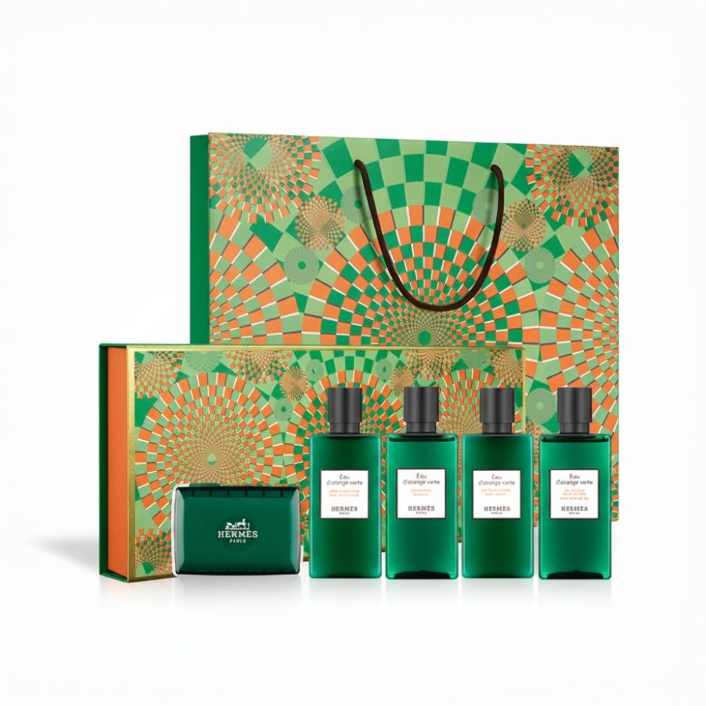[Hermes] 에르메스 오도렌지 베르테 헤어&바디 5종세트 + 쇼핑백포함