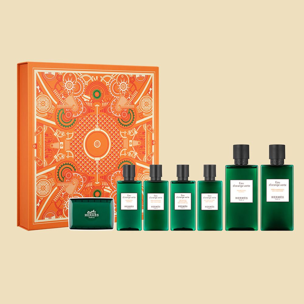[Hermes] 에르메스 오도렌지 베르테 헤어 스페셜 7종세트 + 쇼핑백포함