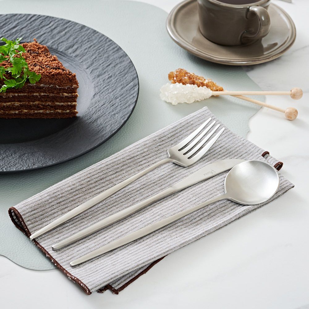 [플리비체] 국산 스텐304 디저트 3종세트 (스푼+포크+나이프)