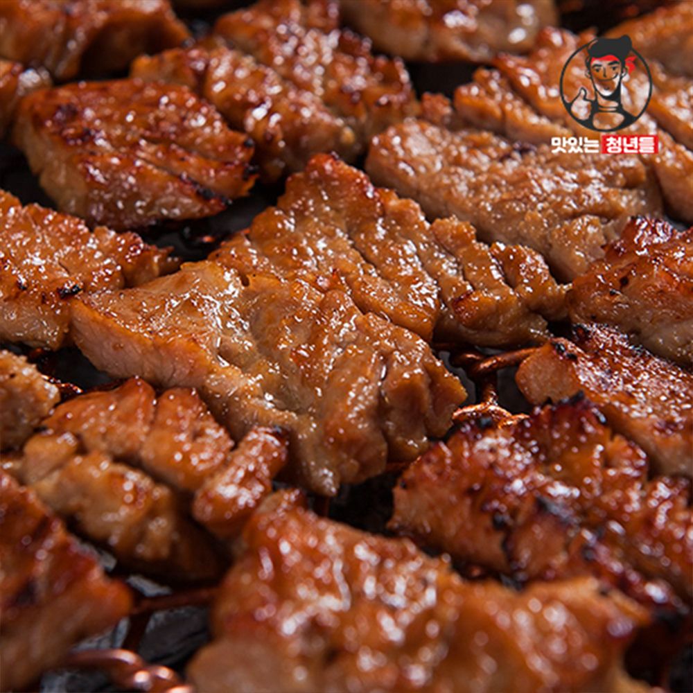 [맛있는청년들] 66갈비 국내산 한돈 뼈없는 양념갈비 1.2kg(300gx4팩)