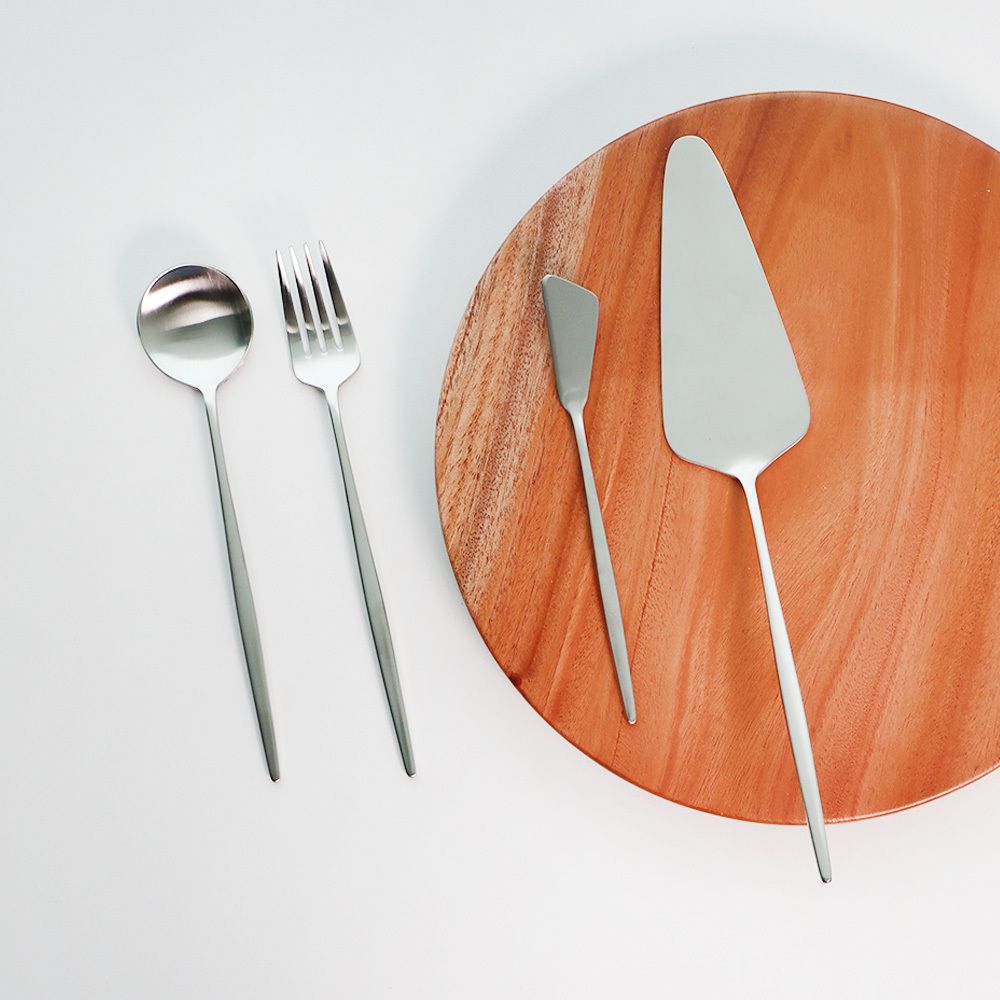 [플리비체] 국산 스텐304 디저트 커트러리 4종세트