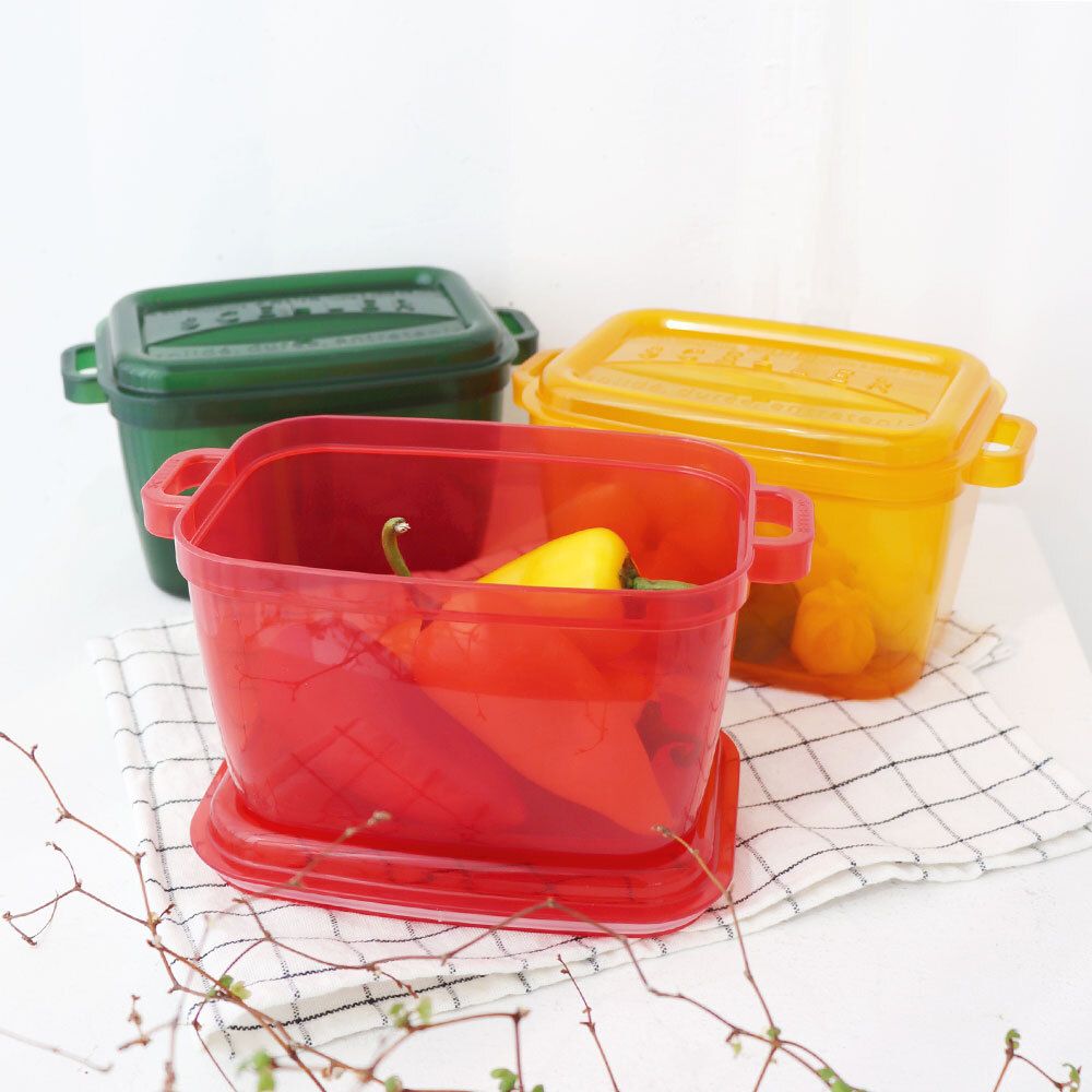 [실리] 젤리 푸드박스 1000ml 밀폐용기 3color