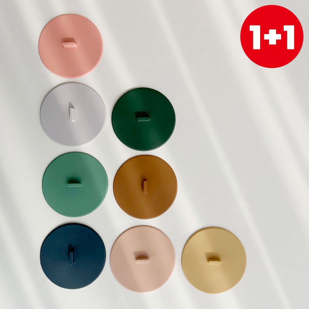 [부엌다옴] 1+1 마리포사 실리콘 컵뚜껑 (총2p) 8color