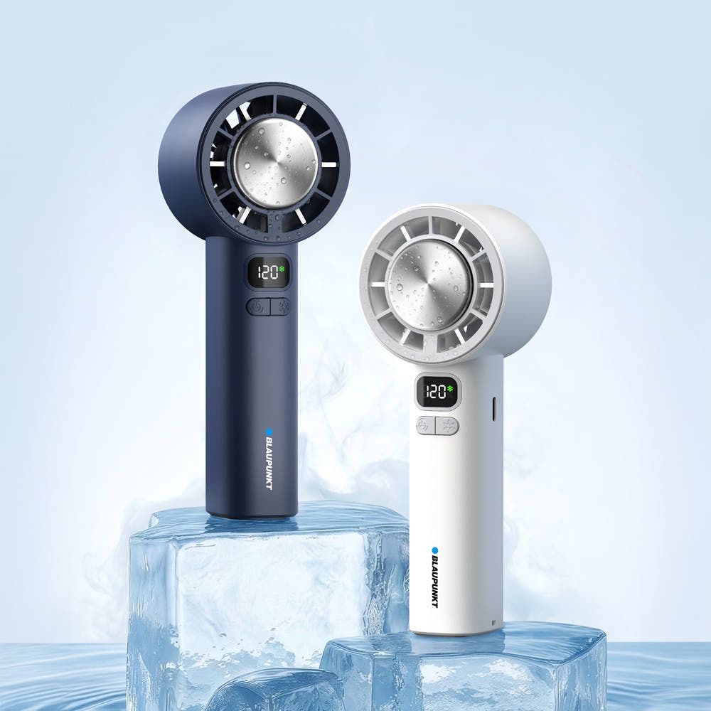 [블라우풍트] 에어튠 120단 펠티어 아이스 쿨링 BLDC 핸디 선풍기 BLP-PF101 (색상/택1)