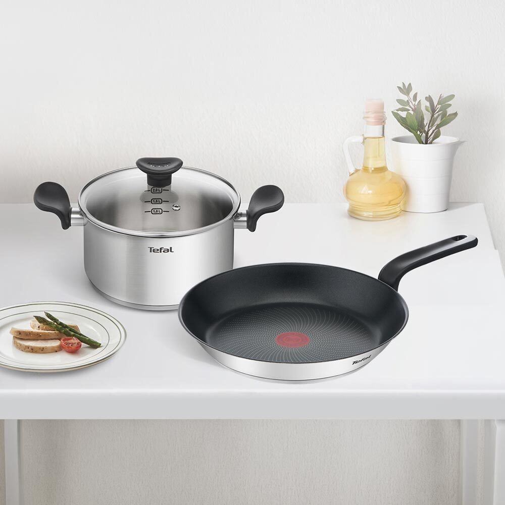 [테팔] 인덕션 G6 프리즘 프라이팬&냄비 세트(팬 28+양수 20)