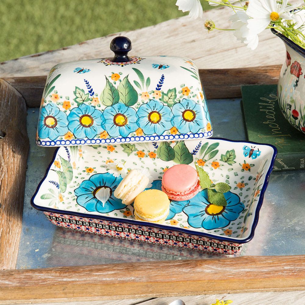 [파뷔에] 폴 폴스카블루 돔플레터 세트 그릇