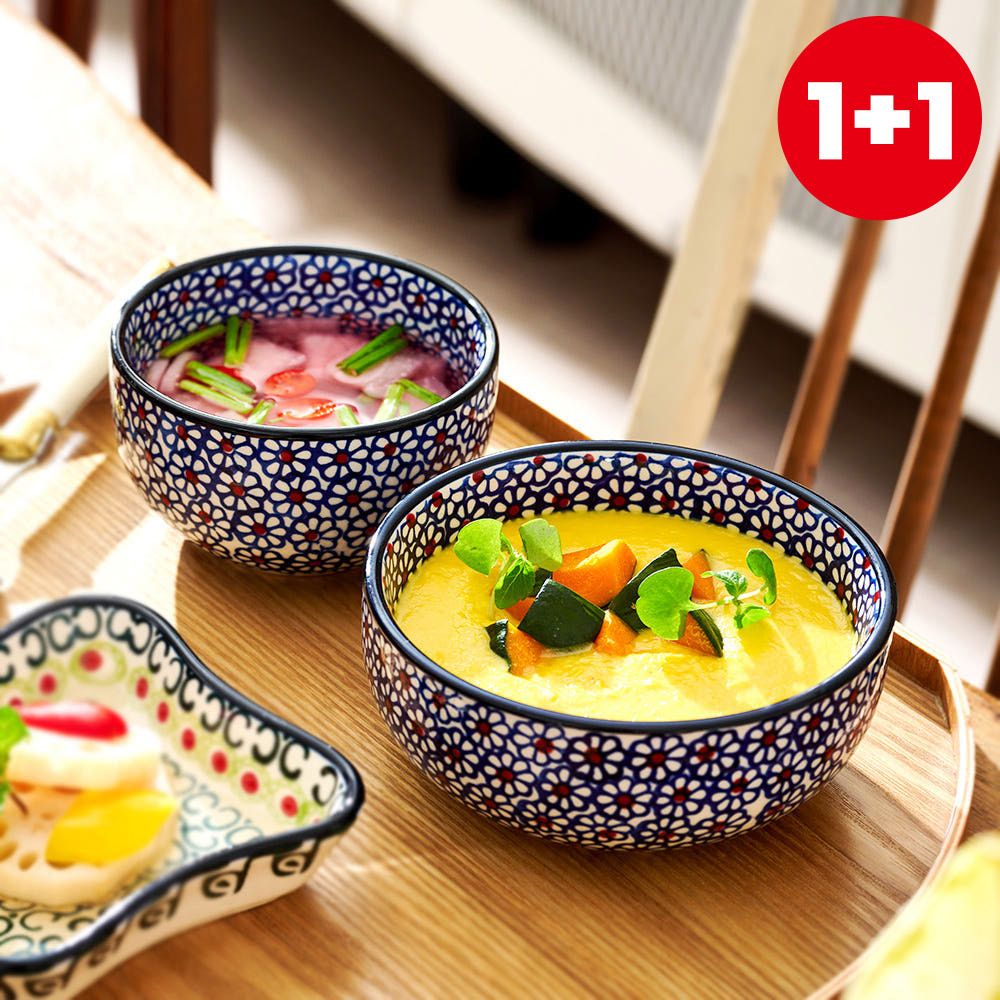 [파뷔에] 1+1 잘리피에 공기대접세트 (네이비) 총2P (공기1P+대접1P)