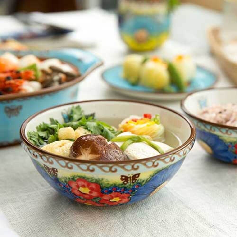 [파뷔에] 슐레지엔 아네모네 대접 국그릇