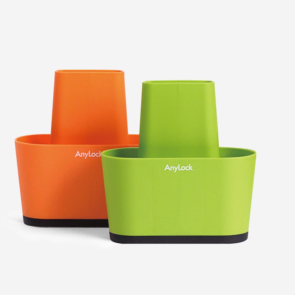 [애니락] 완별밀폐! 밀봉집게 보관통 (색상랜덤)