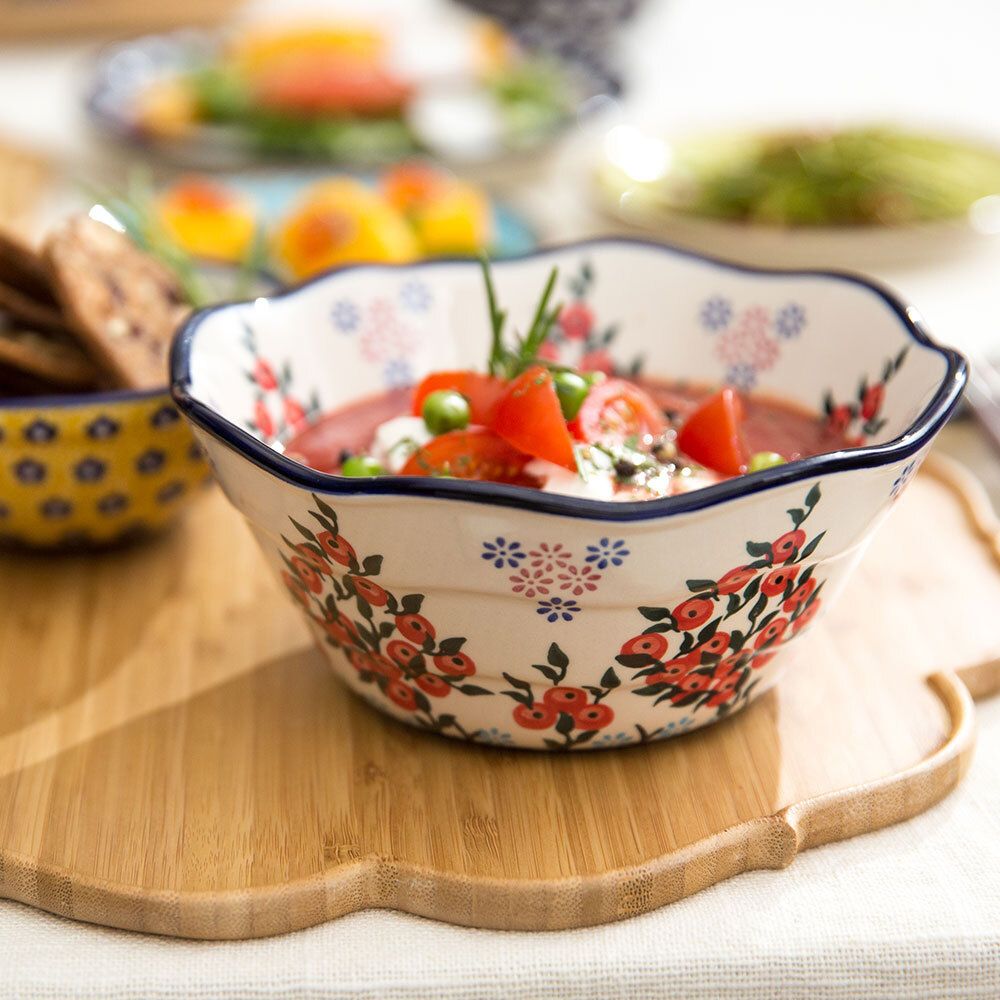 [파뷔에] 슐레지엔 엔틱클래식 면기 레드