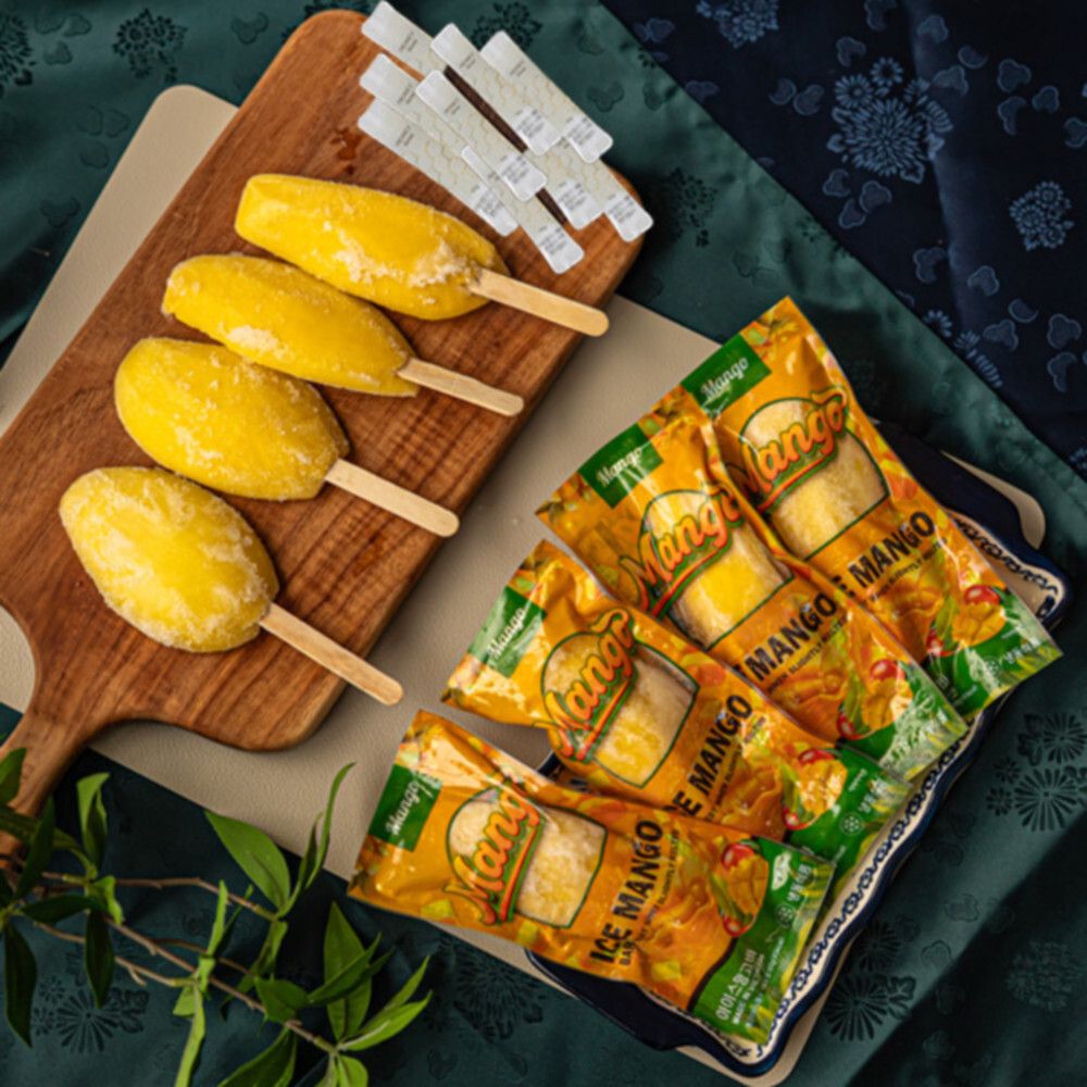 [망고팜] 통째로 얼린 리얼 아이스 망고바x30개(벌꿀스틱+30봉 증정)