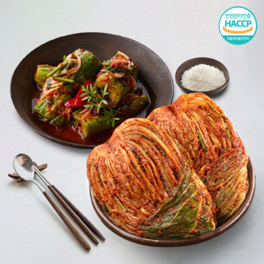 [국제요리대회최우수상] 전라도 포기김치 3kg+오이소박이 1kg