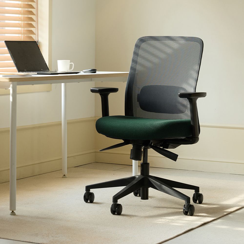 [듀오백] 솜 SOAM 여성용 맞춤의자 사무용 컴퓨터 허리편한 책상 의자(프레임/색상 택1)